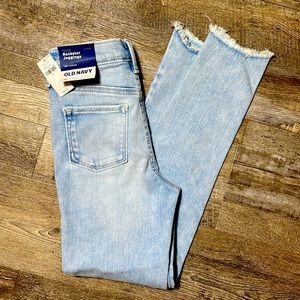 Girls Size 10 Rockstar Jeggings - Tattered ends